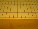 日本産本榧柾目六寸碁盤/盤覆 再生品(K323)